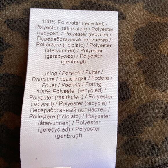 GANNI oversized pleated puffy blouson sleeve top sz 36, US 4 - Picture 11 of 11